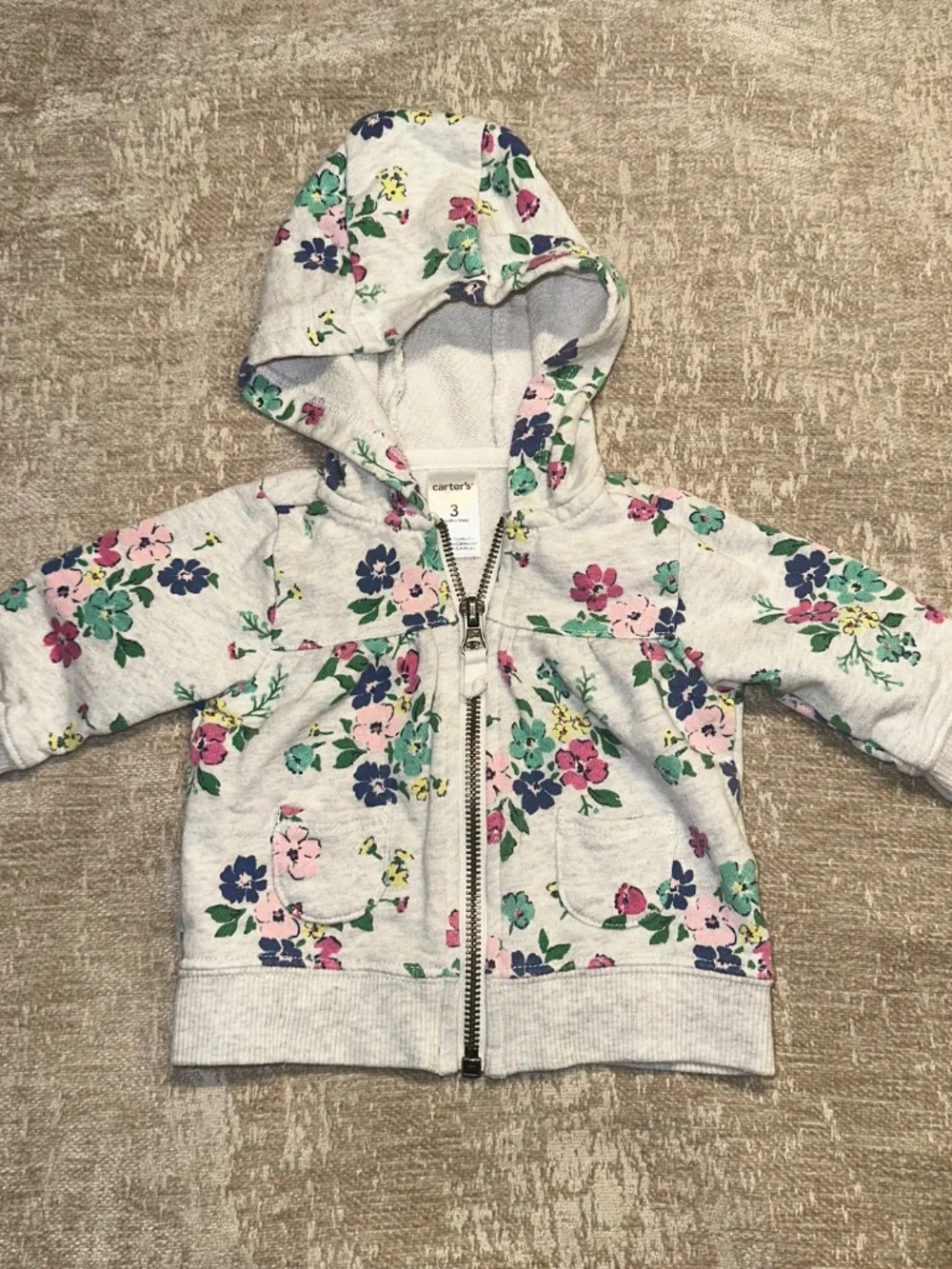 Floral Girls Carter’s Outfit Set size 3M vintage retired set